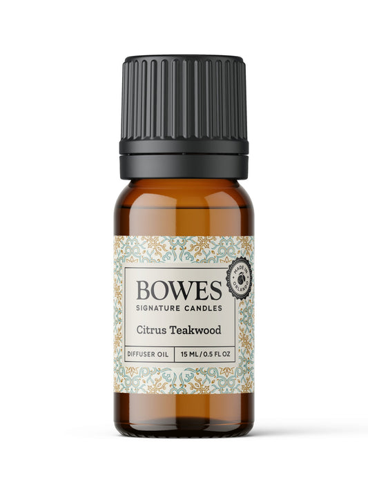 Citrus Teakwood - Bowes Signature Candles - Diffuser Oil