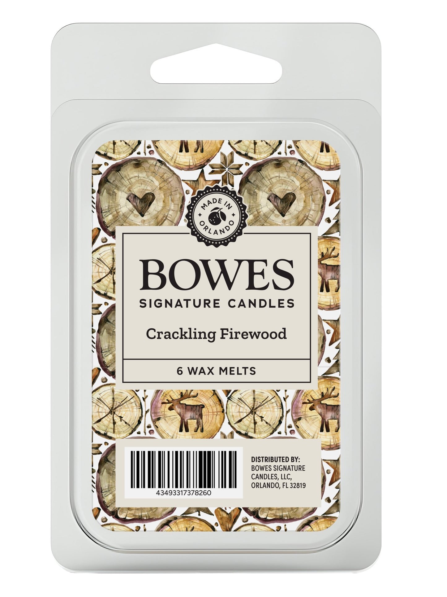 Crackling Firewood - Bowes Signature Candles - Wax Melts