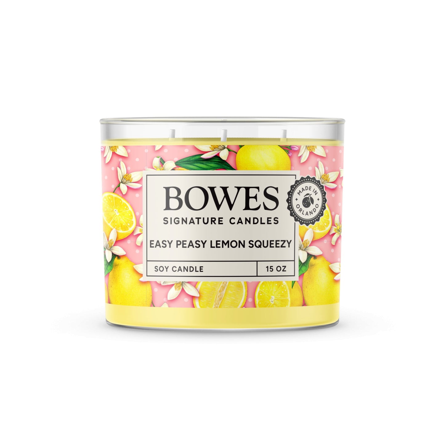 Easy Peasy Lemon Squeezy - Bowes Signature Candles - Classic Candle Collection