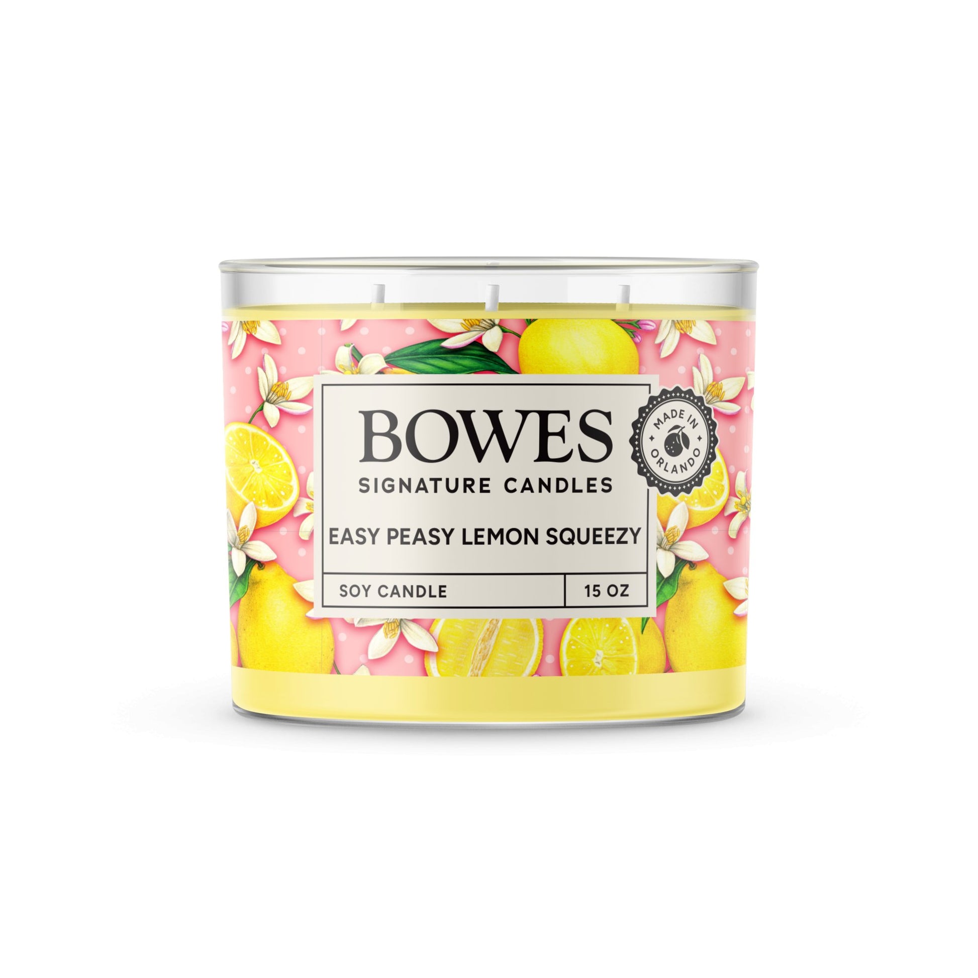 Easy Peasy Lemon Squeezy - Bowes Signature Candles - Classic Candle Collection