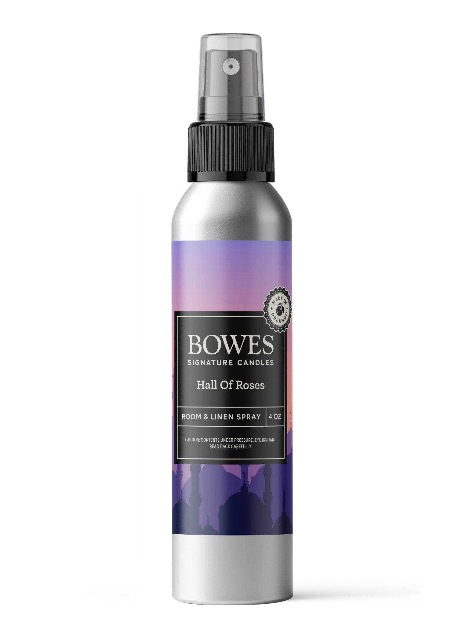 Hall of Roses - 4 oz Room and Linen Spray - Bowes Signature Candles - Fragrance Spray