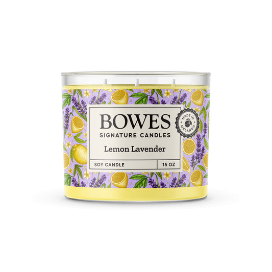 Lemon Lavender - Bowes Signature Candles - Classic Candle Collection