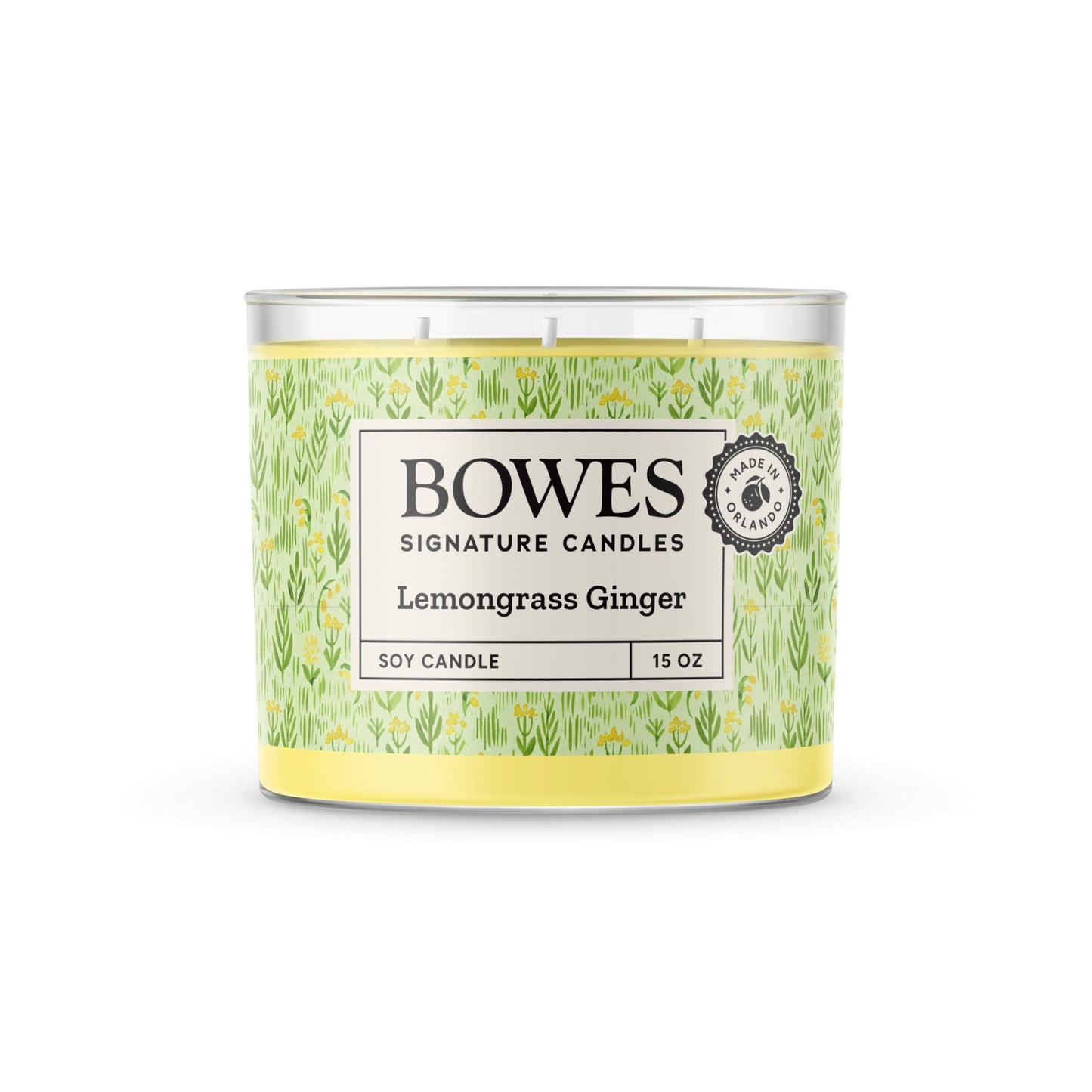 Lemongrass Ginger - Bowes Signature Candles - Classic Candle Collection