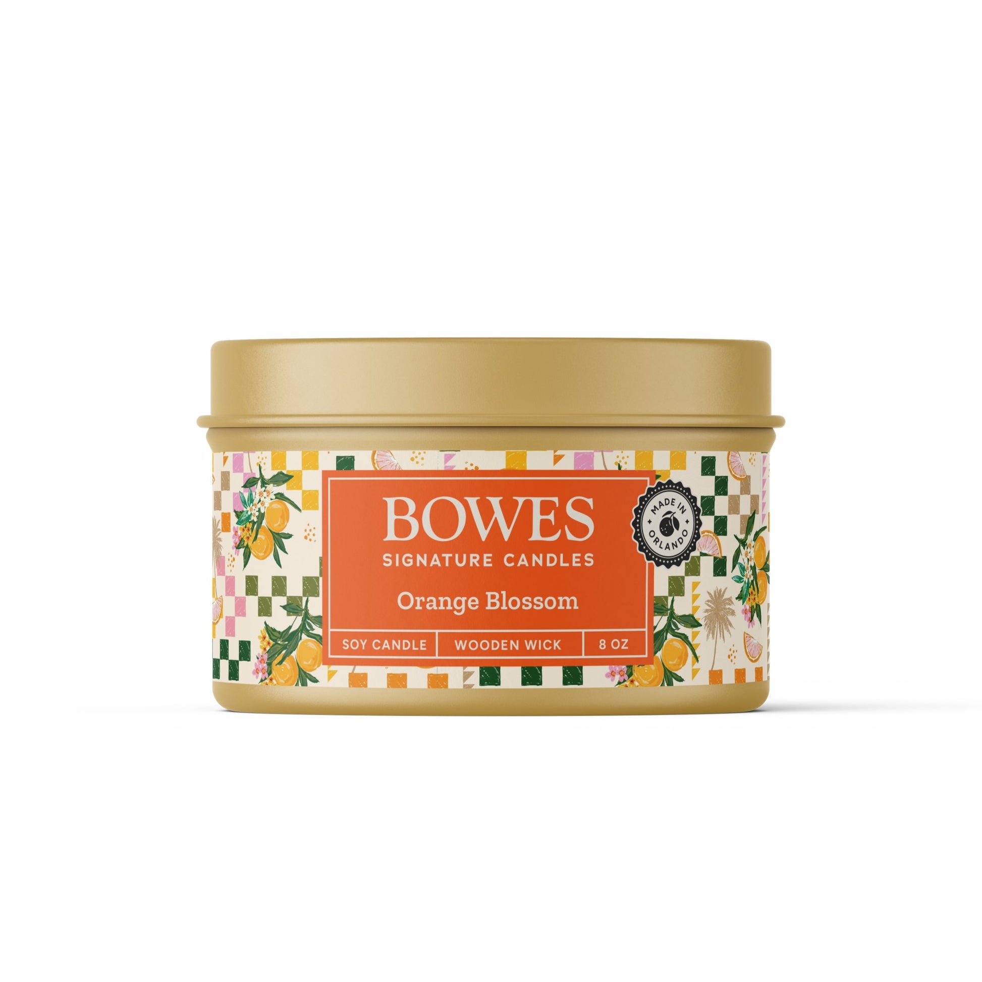 Orange Blossom Gold - Bowes Signature Candles - Tin Candle