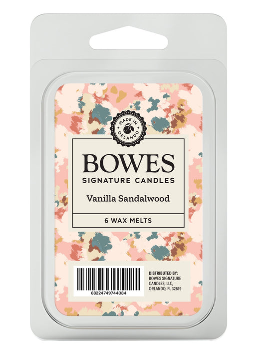 Vanilla Sandalwood - Bowes Signature Candles - Wax Melts