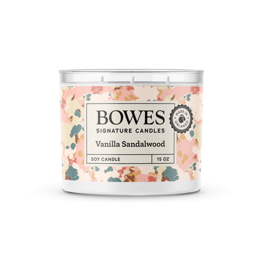 Vanilla Sandalwood - Bowes Signature Candles - Classic Candle Collection