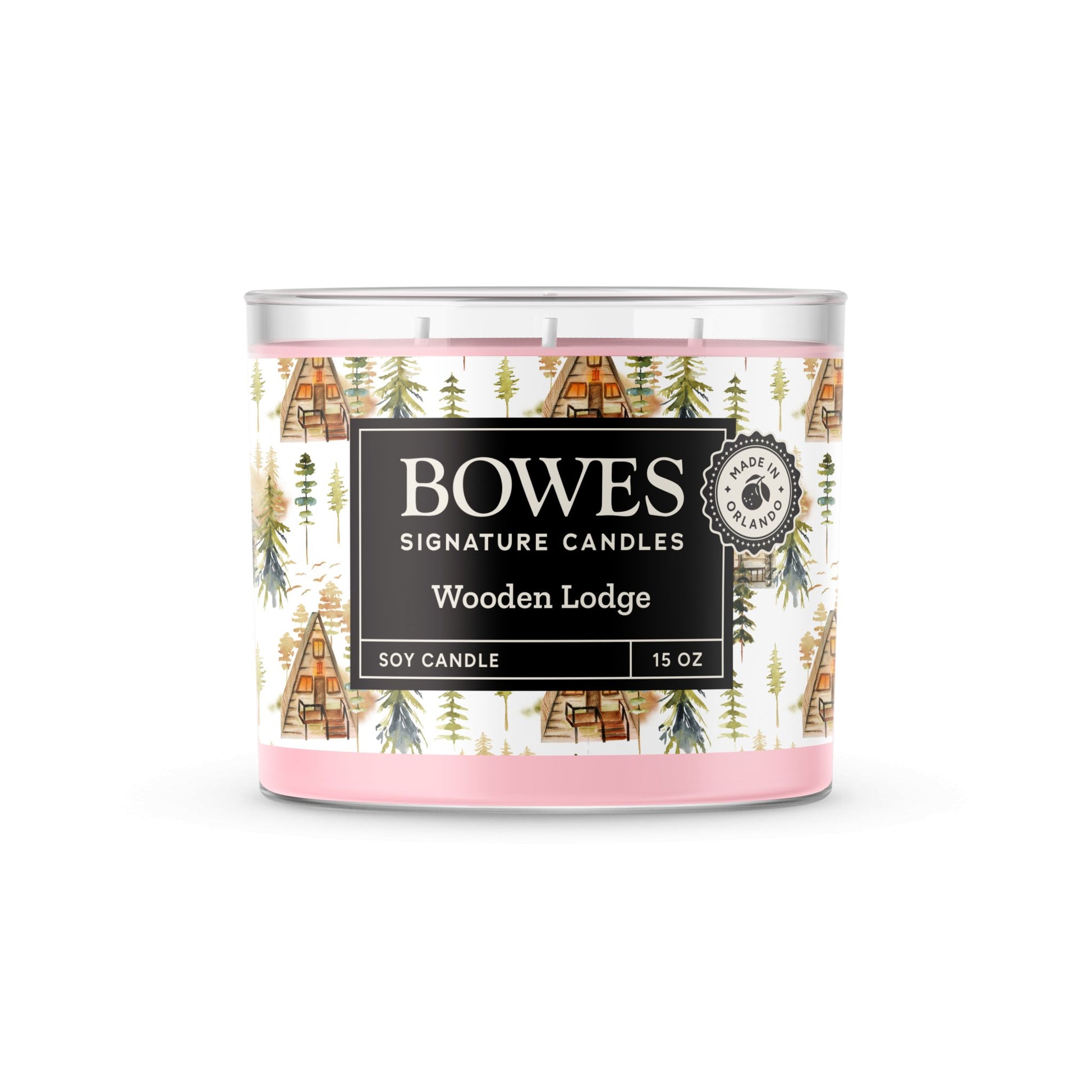 Wooden Lodge - Bowes Signature Candles - Classic Candle Collection